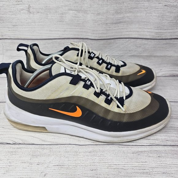 Nike Air Max Axis‎ White Obsidian Orange Men's Size 11 - Picture 1 of 10